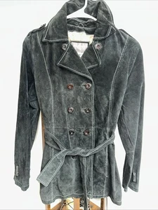 wilson womens suede jacket black Small - Picture 1 of 8