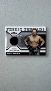 SHANE CARWIN 2011 Topps UFC Finest #R-SC Threads Fighter Worn Gear Relic - Foto 1 di 1