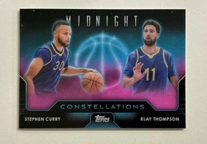 2023-24 Topps Midnight Constellations #C20 Klay Thompson Stephen Curry - Picture 1 of 2