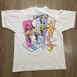 Vintage 80s Magic Johnson 1988 Shirt Los Angeles Lakers 3 Peat NBA Basketball L - Bild 1 von 5