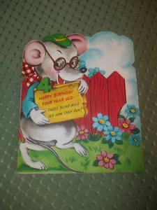 Vintage Birthday Cards-Used - Picture 1 of 2
