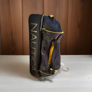 Vintage Nautica Seesack/Rucksack 32”hoch x 15” blau/gold Rollen mit Griff. - Bild 1 von 23