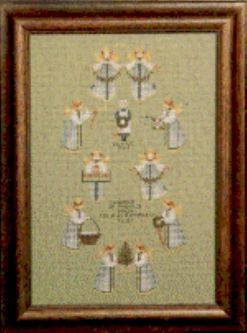TG27 BAND OF ANGELS Told in a garden Chart with Complete Materials - Image 1 of 1