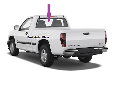 Ajuste: camioneta Chevy Colorado y GMC Canyon 2004-2012 ventana trasera vidrio estacionario Foto 1 de 4