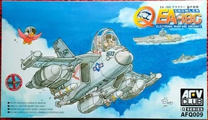 AFV CLUB EA-18G GRWLER Electronic Warfare aircrafe Q-series egg super hornet - Picture 1 of 3