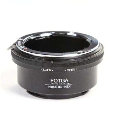 FOTGA Adapter For Nikon F AI AF-S G Lens to Sony E-Mount A7CR A7RIV A7C Camera  - Image 1 of 4