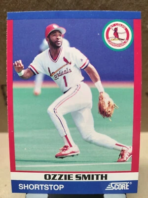 1991 Score 100 Rising Stars #18 Ozzie Smith St. Louis Cardinals - Image 1 of 2