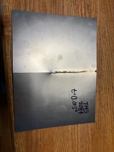 titanium sht 0.381mm x (2)4"x6" you shear Ti-Beta, 21S tms2084 spec, 6800 rare - Picture 1 of 3