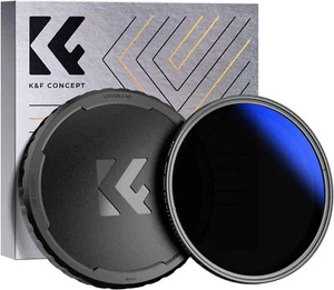 K&F Concept 72mm Variable ND2-ND400 Fader Adjustable Neutral Density Lens Filter - Picture 1 of 8
