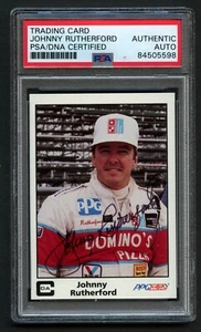 Johnny Rutherford #40 signed autograph 1985 PPG Indy A&S Racing Card PSA Slabbed - Picture 1 of 1