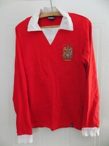 Camiseta deportiva de fútbol canadiense 1977 retro copa hogar vintage original talla torso - Imagen 1 de 4