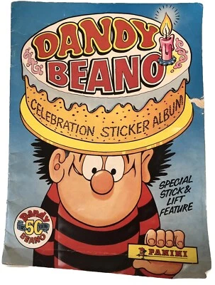 Collectables Non-Sport Stickers: 239 Stickers Dandy Beano Celebration Album 1987 - Image 1 of 4