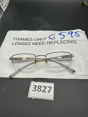 Marco de gafas Police para hombre Pl1011 47-20 135 marcos plateados Foto 1 de 4