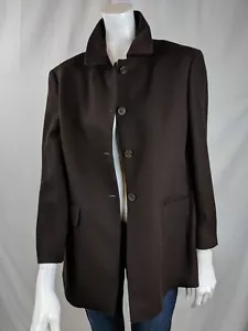 Abrigo blazer de mujer sfi para mujer NORDSTROM 100 % CON ESTAMBRE ITALIANO CAMELHAIR TALLA 4 - Imagen 1 de 8