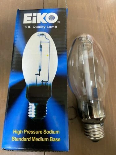 Eiko LU150/55/MED 150 Watt High Pressure Sodium Lamp E17 Shape E26 Base - Image 1 of 1