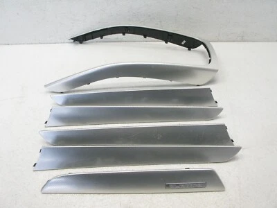 09-16 AUDI B8 A4 S4 PAINEL PORTA PAINEL INTERIOR CONJUNTO DE ACABAMENTO DE ALUMÍNIO FABRICANTE DE EQUIPAMENTO ORIGINAL 010224 - Imagem 1 de 4
