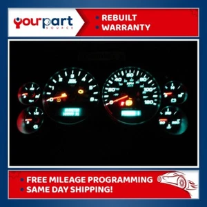07-12 1500 2500 SILVERADO SIERRA SPEEDOMETER INSTRUMENT CLUSTER 25861652 REMAN - Foto 1 di 12
