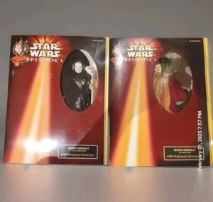 Queen Amidala Doll, Red Senate & Black Travel Gown, 1999 Portrait Star Wars Ep 1 - Picture 1 of 11