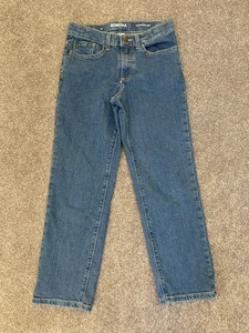 Sonoma Boys Adjustable Waist Stretch Blue Straight Jeans Youth Size 10 - Picture 1 of 12
