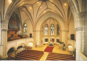 AK Bad Nauheim Dankeskirche Evangelische Kirchengemeinde, ungelaufen - Bild 1 von 2