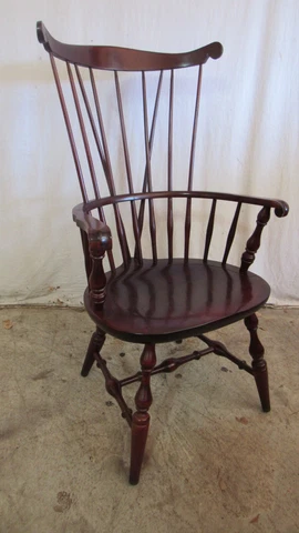 Nichols and Stone Cherry Windsor Farmhouse Chair Cover