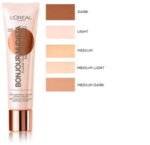 L OREAL BONJOUR NUDISTA BB CREME FLUIDE TEINTE REVEIL DE TEINT CLAIR LIGHT 30ML - Picture 1 of 1