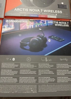 SteelSeries Arctis Nova 7 Over the Ear Gaming Headphones - Black (61553) - Image 1 of 3