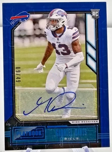 2020 Playbook Gabriel Davis RC Rookie Signatures Platinum Auto /49 Bills - Picture 1 of 11