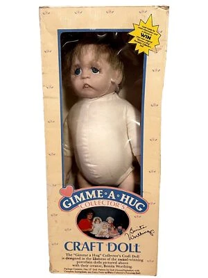 "Muñeca artesanal coleccionista Gimme A Hug Bonita Worthing niño rubio pálido 15"" de colección nueva en caja" Foto 1 de 4