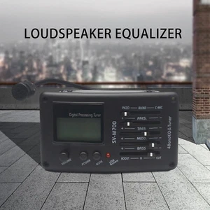 Acoustic Guitar Pickups 4-Bands Blend MIC EQ Equalizer Tuner Preamp Piezo Pickup - Picture 1 of 16