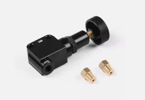 Universal Black Adjustable Brake Proportioning Valve Hot Rod Holden Ford Mopar - Picture 1 of 5