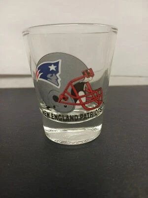 NFL New England Patriots Shot Glass Vintage Años 90 Cazador Licencia COMO NUEVO  Foto 1 de 4