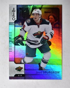 2017-18 17-18 O-Pee-Chee OPC Rainbow Foil #408 Jared Spurgeon