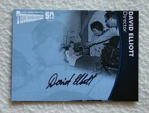 Unstoppable Cards Thunderbirds 50th Anniversary David Elliott Autograph Card  - Picture 1 of 1