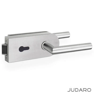 Glass door hardware set glass door lock glass door lock box PZ door handle stainless steel - Image 1 of 3