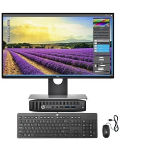 HP + Dell 24" FHD Pro - All In One Bundle (Intel 6G i3-6100, 240GB SSD, 8GB PC4) - Picture 1 of 1