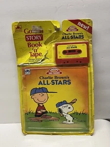 Charlie Brown’s All-Stars Vintage Golden Story Book 'n' Tape - Box Is Rough - Picture 1 of 2