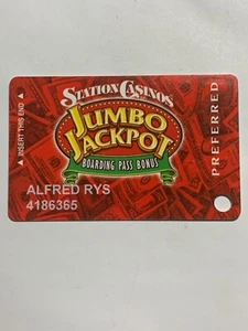 Stations Casino Slot Card Vintage Las Vegas Nevada - Bild 1 von 2