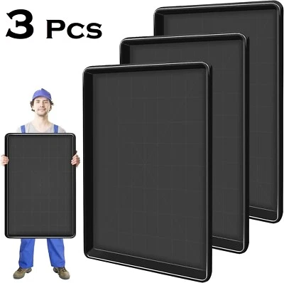 Garage Floor Drip Tray Heavy Duty Large Oil Drip Pan Plastic Auto Oil Tray  Car - Image 1 of 4