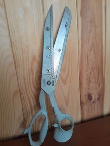 Vintage USSR Scissors Large Soviet USSR Tailors Cutting Collectable.Metal. - Picture 1 of 13