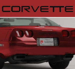Corvette C4 1991-1996 letras de parachoques trasero de acrílico 600422 - Imagen 1 de 7