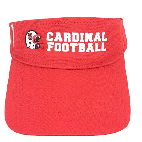 Stanford Cardinals Football Sun Visor Helmet Spell Out Logo Golf College Dad Cap Cover