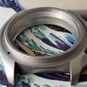 Anillo de capítulo SKX007 liso/arena soplado SEIKO MOD SKX SKX007 SKX009 SRPD - Imagen 1 de 1