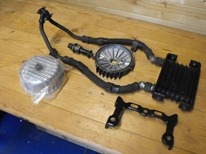 Yamaha XS1100 Oil cooler Genuine OE part. Radiator, Oil lines and adaptor plate - Picture 1 of 6
