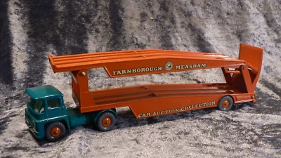 AUTOTRANSPORTER, MATCHBOX MAJOR - PACK / KING SIZE, GUY WARRIOR, orange-grün - Bild 1 von 4