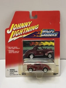 Johnny Lightning CHASE Willys Gassers ‘41 Willys Coupe WHITE LIGHTNING 2001 - Picture 1 of 16