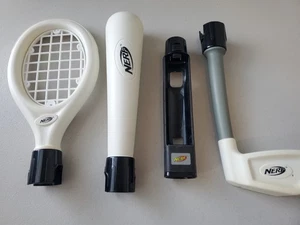 Negro Nintendo Wii Deportes Nerf Accesorios Bate Club de Golf Tenis Raqueta Base - Imagen 1 de 2