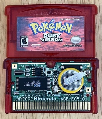 Pokemon Ruby Version Game Boy Advance 2003 Authentic Tested/Working New Battery - Image 1 of 4