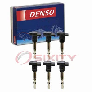 6 pc Denso Direct Ignition Coils for 2003-2005 Audi Allroad Quattro 2.7L V6 ie - Picture 1 of 5