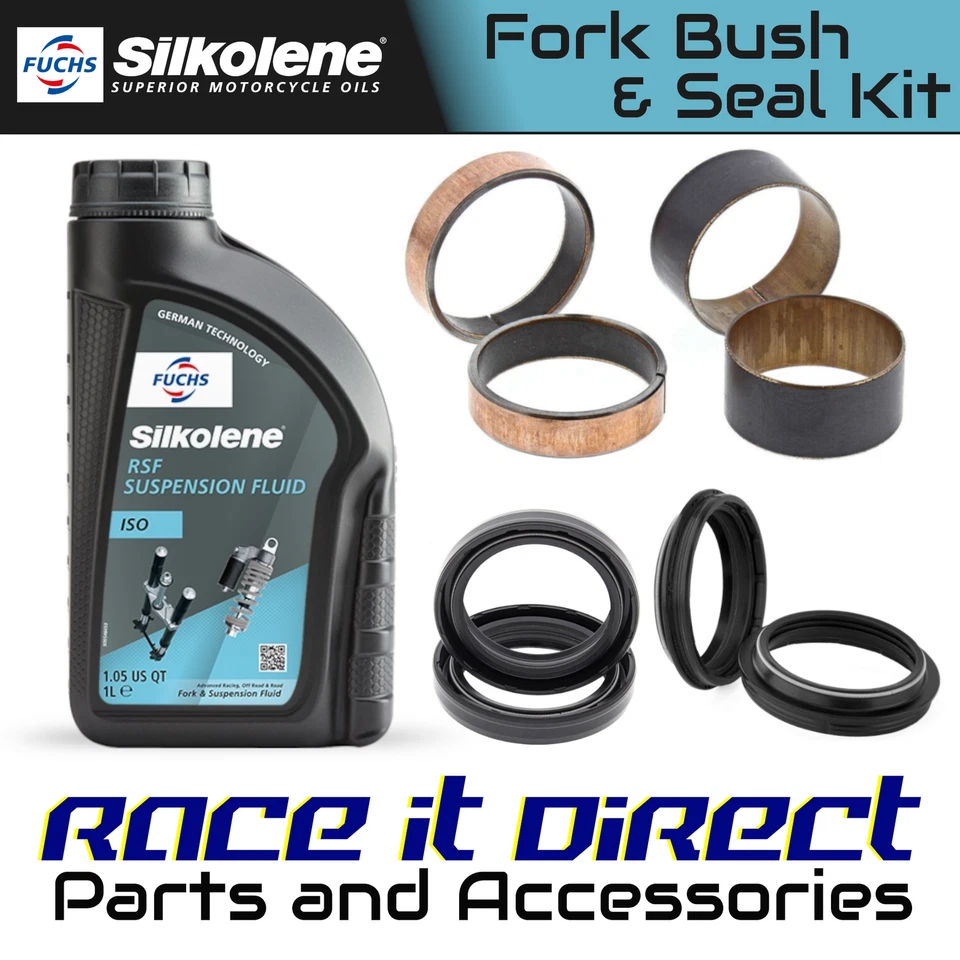 Juego de sello de horquilla y arbusto para Suzuki GSF 1250 S Bandit 2007-2015 Silkolene Foto 1 de 4
